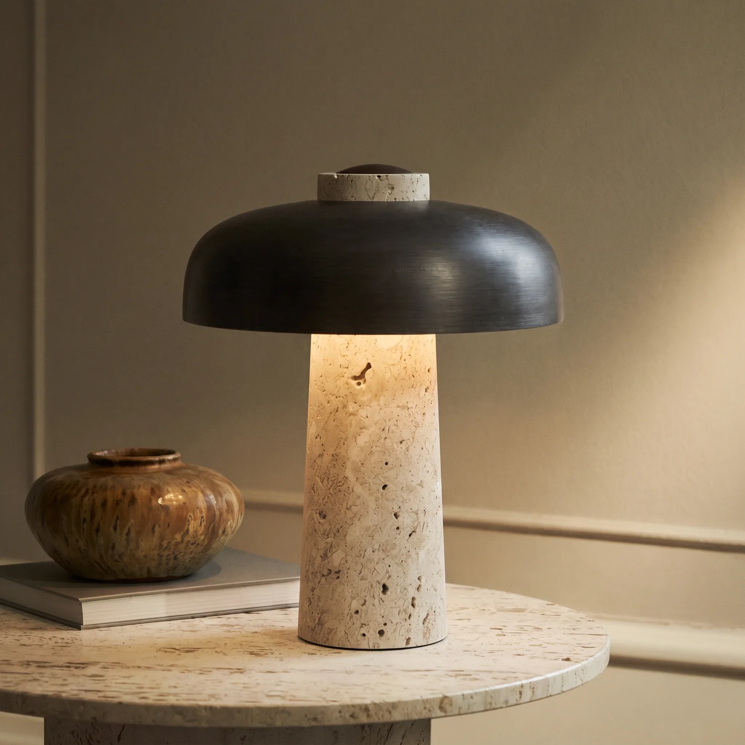Travertine Lamp