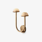 Mushroom Alabaster Wall Sconce