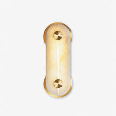 Alabaster Obvara Oval Wall Light