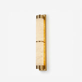Cylindra Alabaster Brass Wall Light