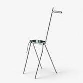 Liora Glass Side Table Floor Lamp
