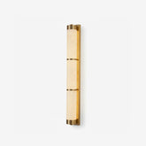 Calista Linear Alabaster Brass Sconce