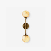 Orvelle Double Alabaster Wall Sconce