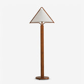 Tavora Triangle Shade Wood Floor Lamp