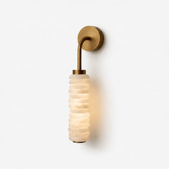 Orlena Stacked Alabaster Wall Sconce