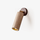 Avenelle Travertine Wood Wall Sconce