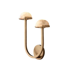 Mushroom Alabaster Wall Sconce