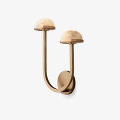 Mushroom Alabaster Wall Sconce