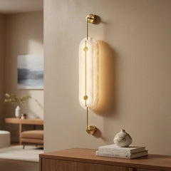 Solvane Alabaster Wall Sconce
