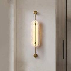 Solvane Alabaster Wall Sconce
