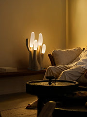 Arboris Sculptural Wood Table Lamp