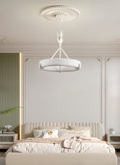 Athena Plaster Ring Chandelier