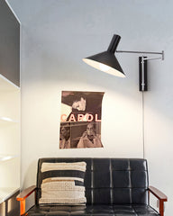 Avelin Adjustable Plug-In Wall Lamp