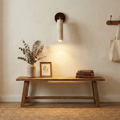 Avenelle Travertine Wood Wall Sconce