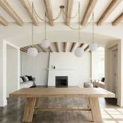 Catenelle Alabaster Swag Pendant Light