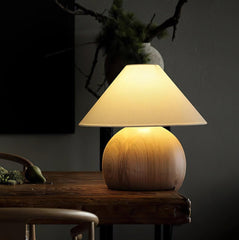 Cavelle Solid Wood Table Lamp