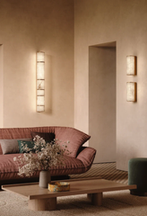 Cavellia Column Alabaster Wall Sconce