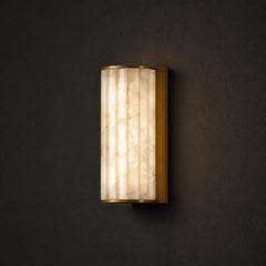 Cavellia Column Alabaster Wall Sconce