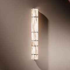 Cavellia Column Alabaster Wall Sconce