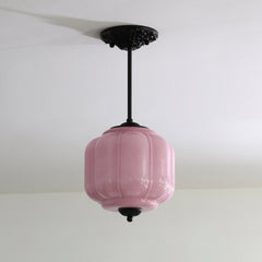 Eloise Glass Lantern Ceiling Lamp