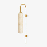Alabaster Cylinder Wall Light