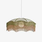 Fringed Parasol Pendant Light