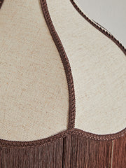 Fringed Bell Pendant Lamp