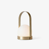 Lunara Arc Glass Rechargeable Table Lamp
