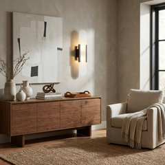 Melange Elongated Alabaster Wall Lamp