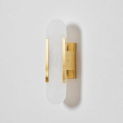 Melange Elongated Alabaster Wall Lamp