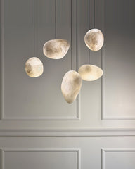 Orelisse Alabaster Pebble Pendant Light
