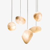 Orelisse Alabaster Pebble Pendant Light