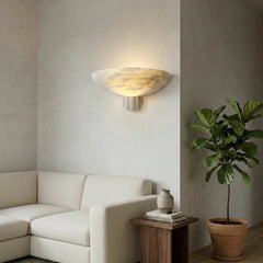 Rare Alabaster Wall Sconce