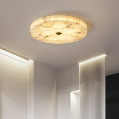 Round Mosaic Alabaster Ceiling Lamp