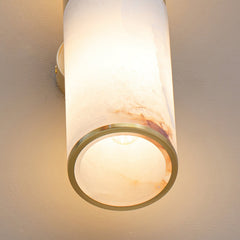 Varelle Twin Alabaster Wall Sconce