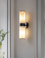 Varelle Twin Alabaster Wall Sconce
