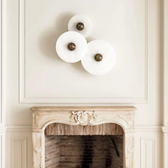 Zareen Fluted Alabaster Wall Sconce