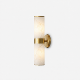 Varelle Twin Alabaster Wall Sconce