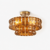 Ghiaccio Flush Mount Ceiling Lamp