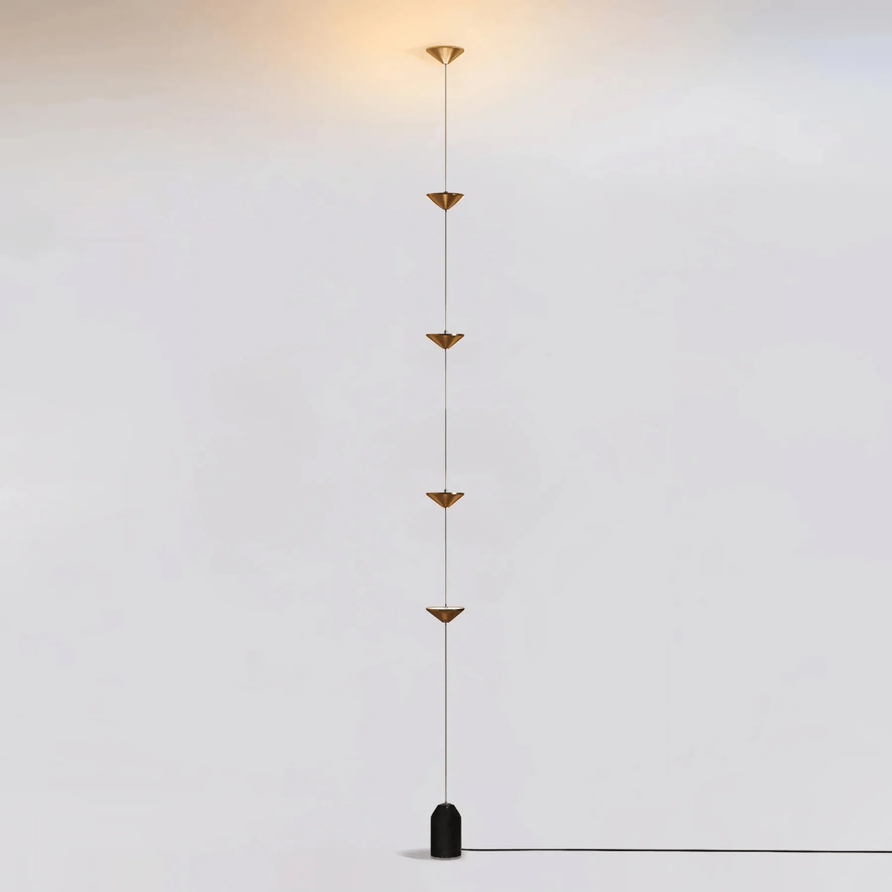 Aurevane Marble Tension Floor Lamp