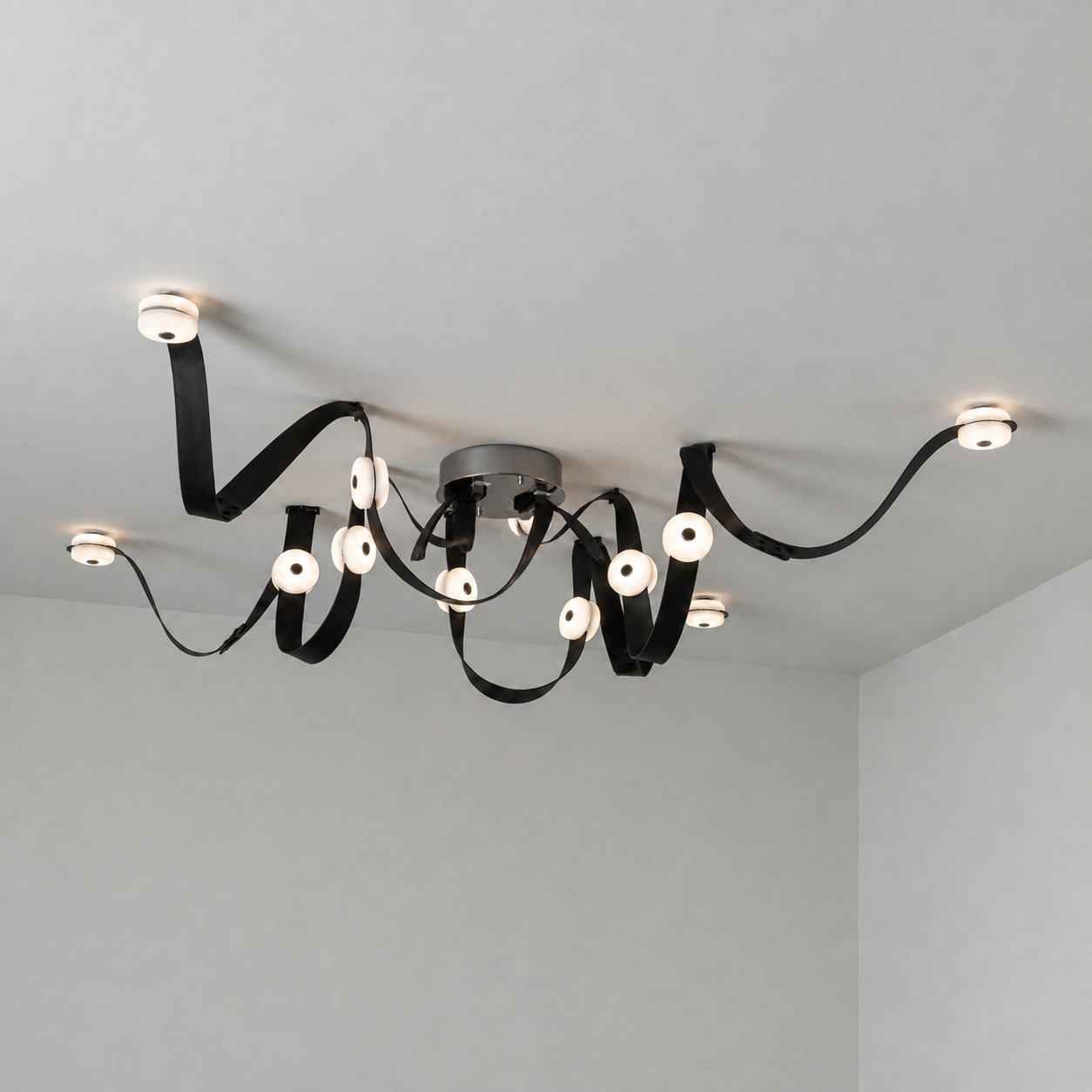 Snaps Alabaster LED Chandelier