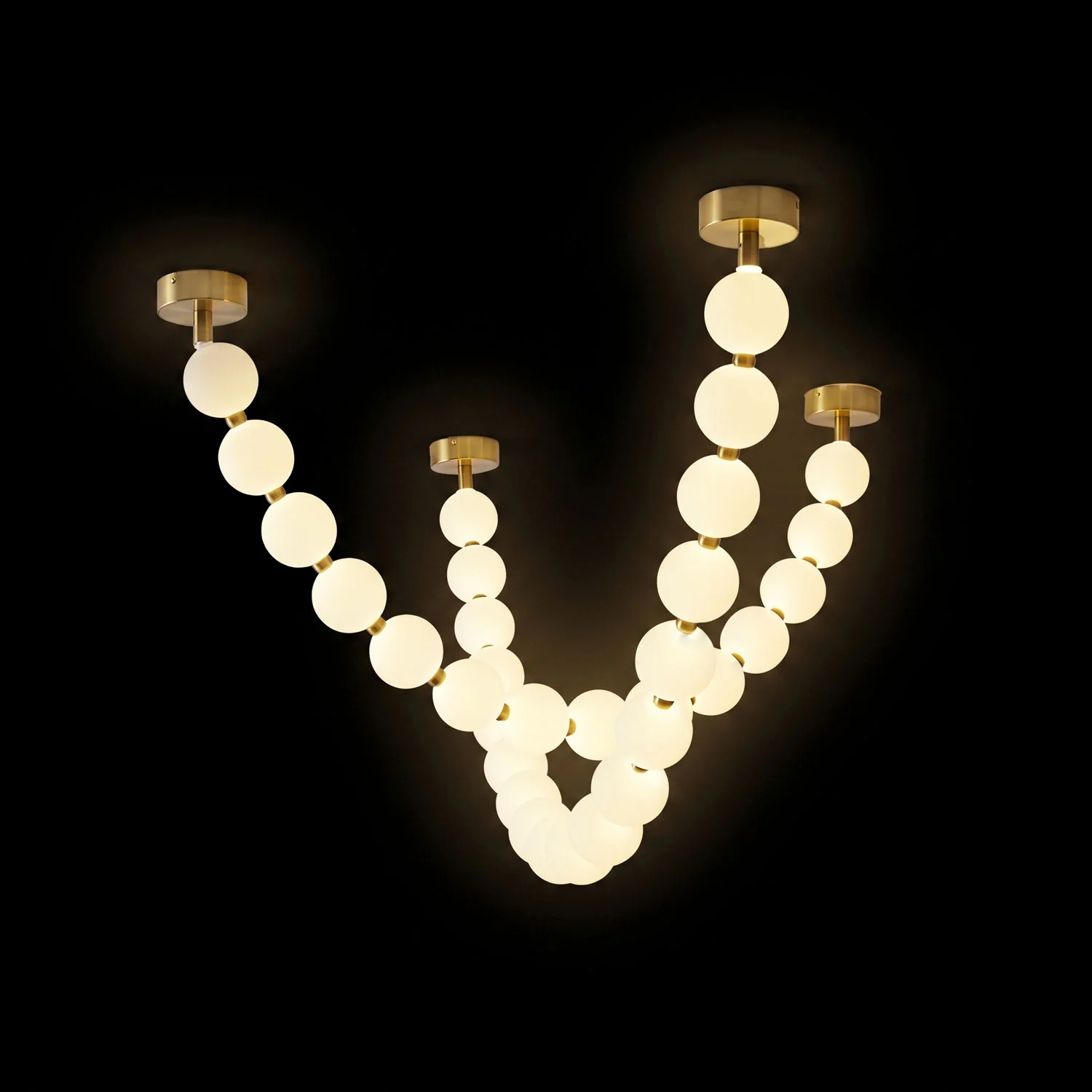 Pearl Necklace Chandelier