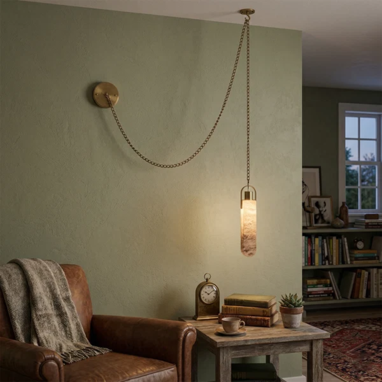 Flint Alabaster Pendant Lamp