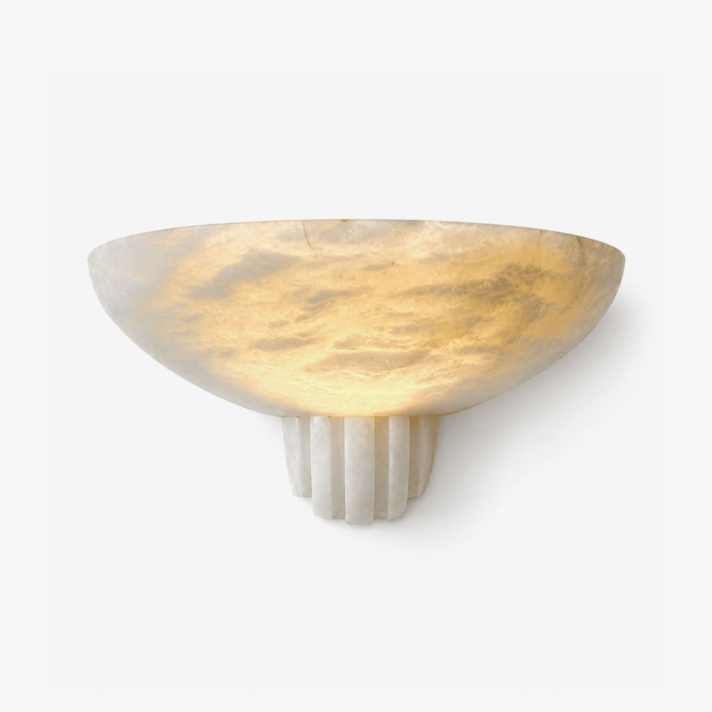 Rare Alabaster Wall Sconce