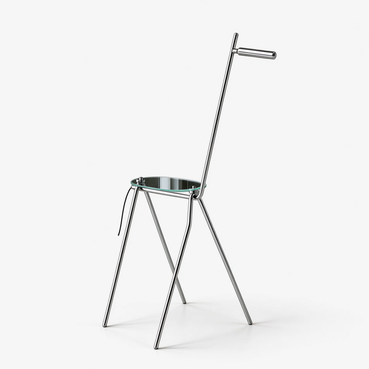 Liora Glass Side Table Floor Lamp