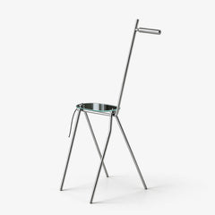 Liora Glass Side Table Floor Lamp