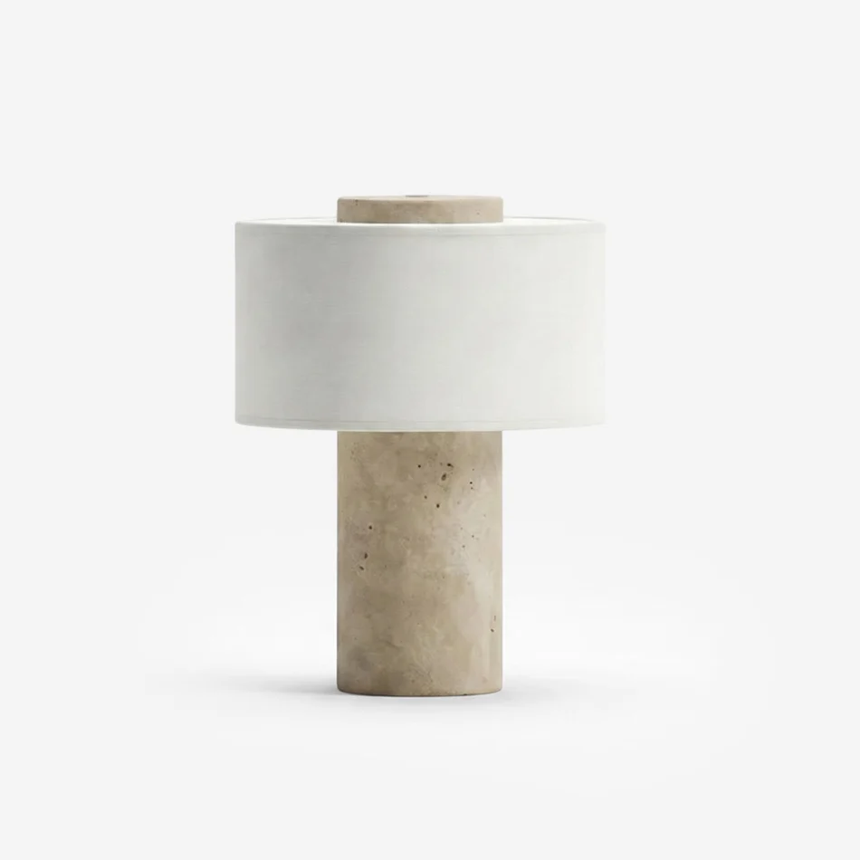 Sora Natural Stone Rechargeable Table Lamp