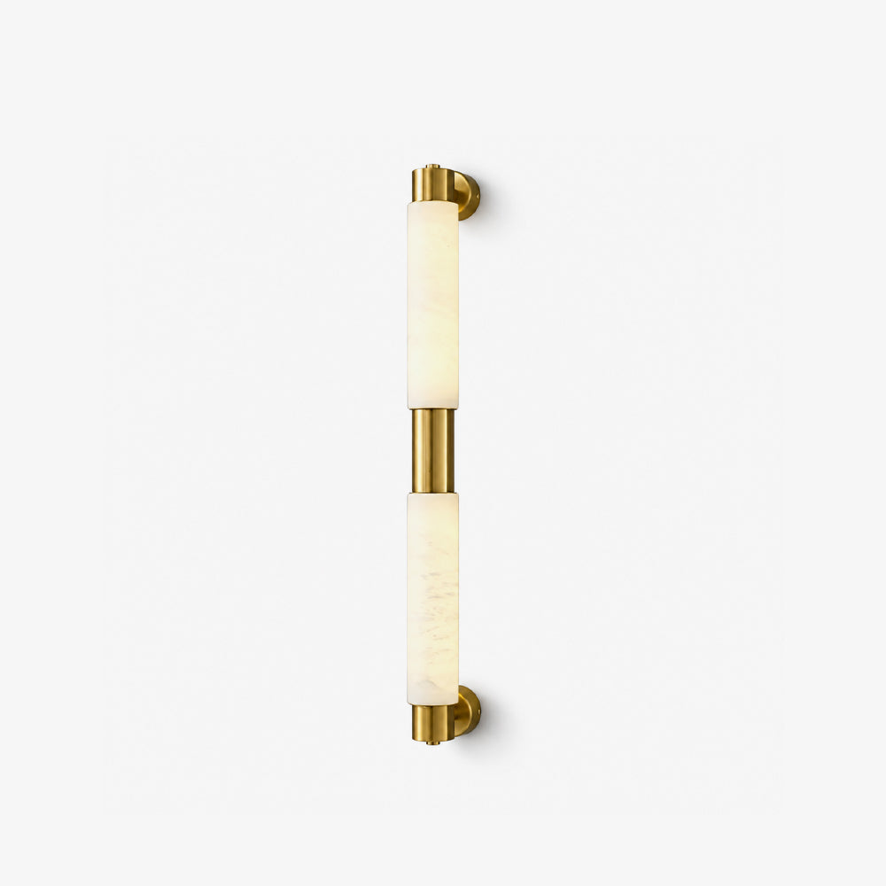 Tube Alabaster Wall Sconce