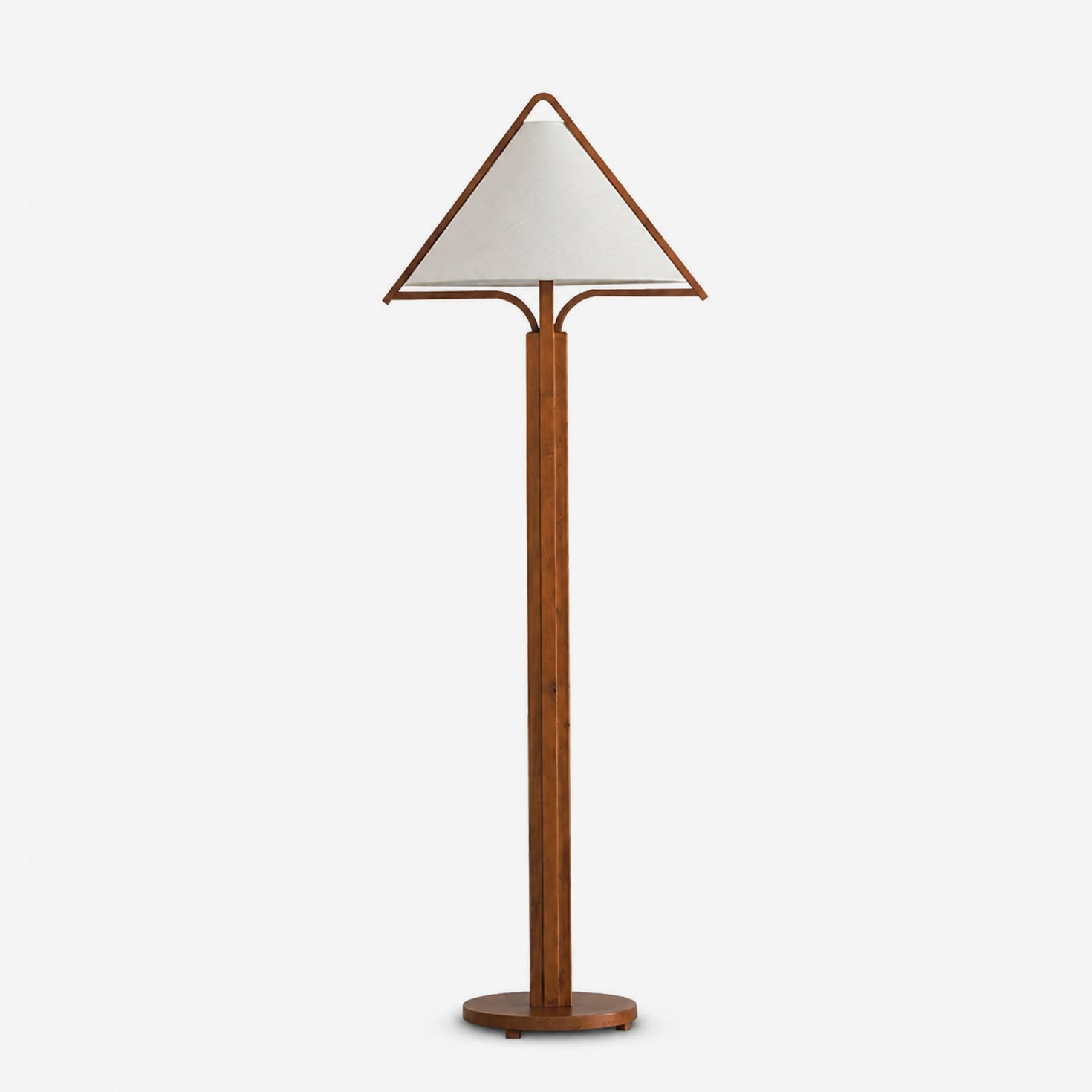Tavora Triangle Shade Wood Floor Lamp