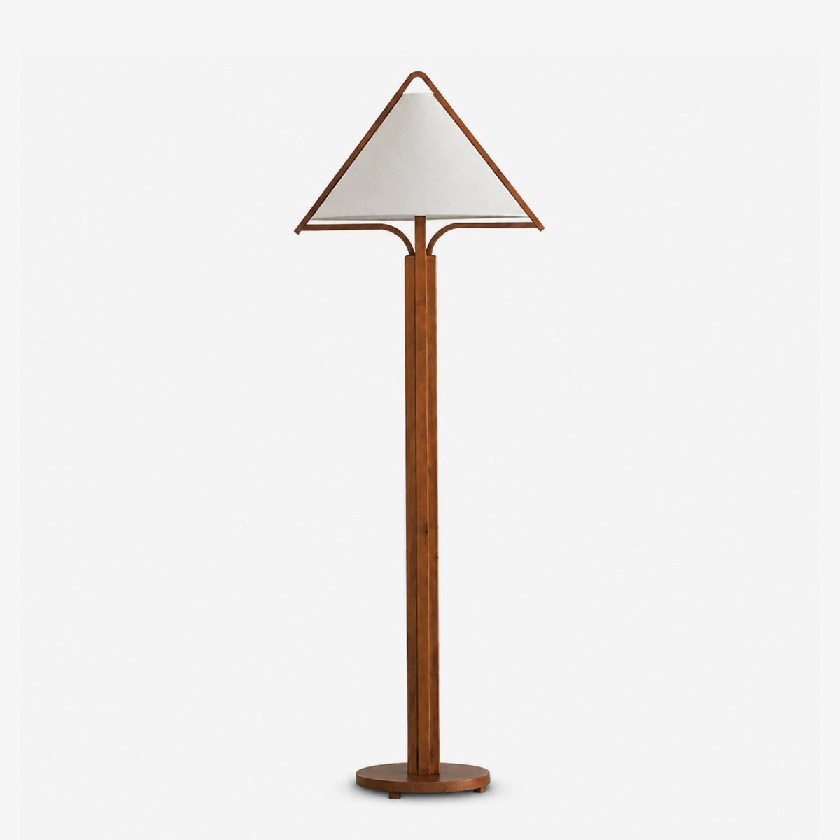 Tavora Triangle Shade Wood Floor Lamp